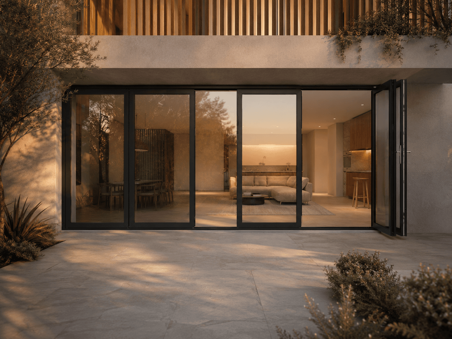 Architectural bifold doors